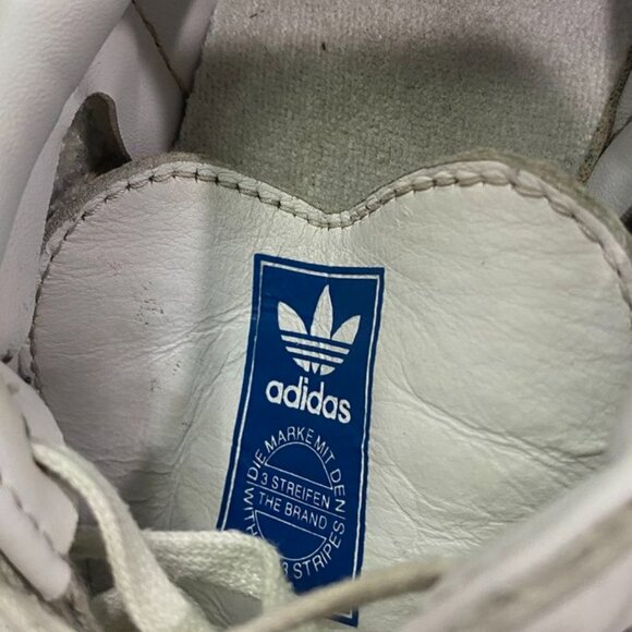 Adidas Samba Classic Leather Sneakers White Black Girls 4 - Picture 2 of 10